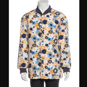 Marni men's oversized floral print trucker jacket, size 48/M, NWT